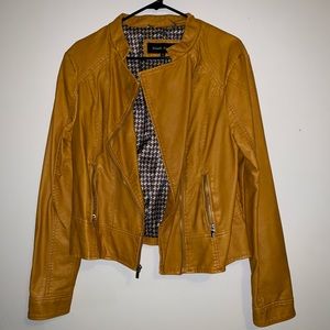 Black Rivet faux leather jacket